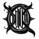 ambigram name tattoo design idea