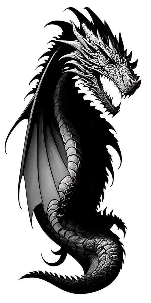 Ghidorah tattoo design idea