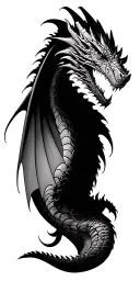 Ghidorah tattoo design idea