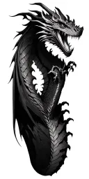 Ghidorah tattoo design idea