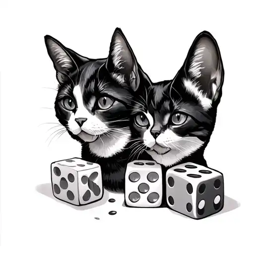 drugs and dice and matching best friend tattoo tattoo design idea
