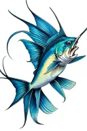 Sailfish tattoo design idea