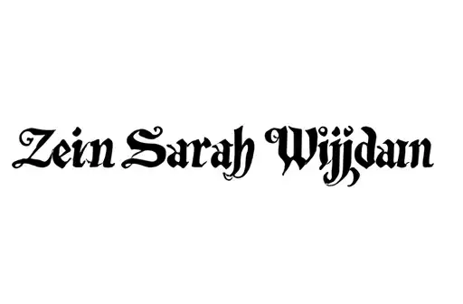"Zein Sarah Wijdan" tattoo design idea