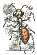 ANT tattoo design idea