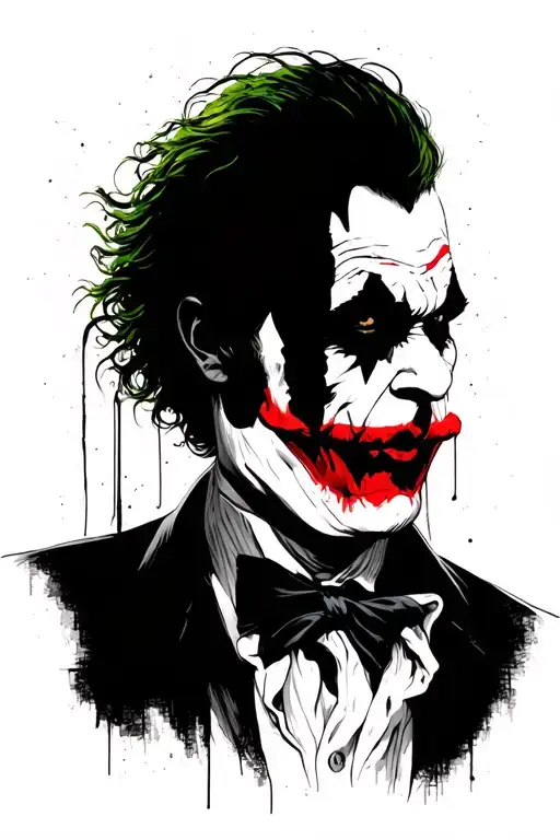 Joker Why So Serious tattoo design idea