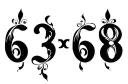 "63:68" tattoo design idea