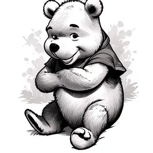 Winnie the Pooh in scars The scars tattoo design idea