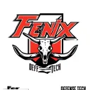 "Fenix Defense Tech" "Fenix Defense Tech" Logo for a defense company based in Arizona using the state line and a cow skull. tattoo design idea