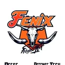 "Fenix Defense Tech" "Fenix Defense Tech" Logo for a defense company based in Arizona using the state line and a cow skull. tattoo design idea