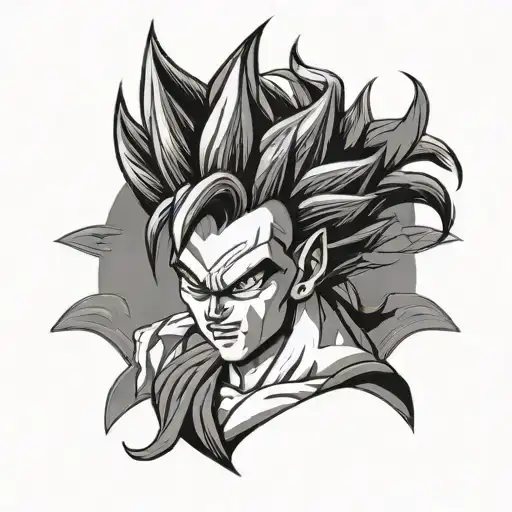 Gogeta tattoo design idea