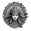 Mayan tattoo design idea