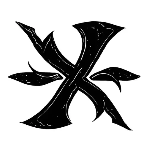 Boredom Symbol tattoo design idea