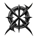 Boredom Symbol tattoo design idea