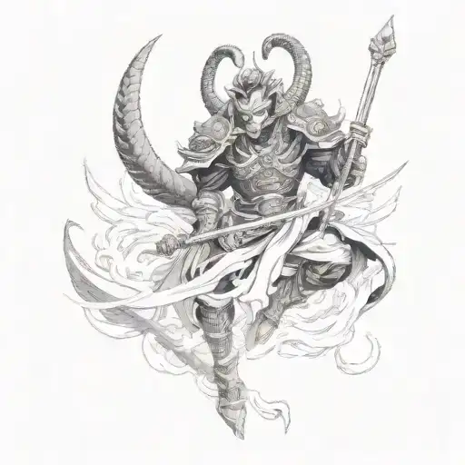 Yoshimitsu tattoo design idea