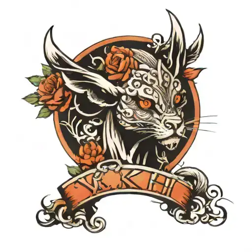 v b k h tattoo design idea