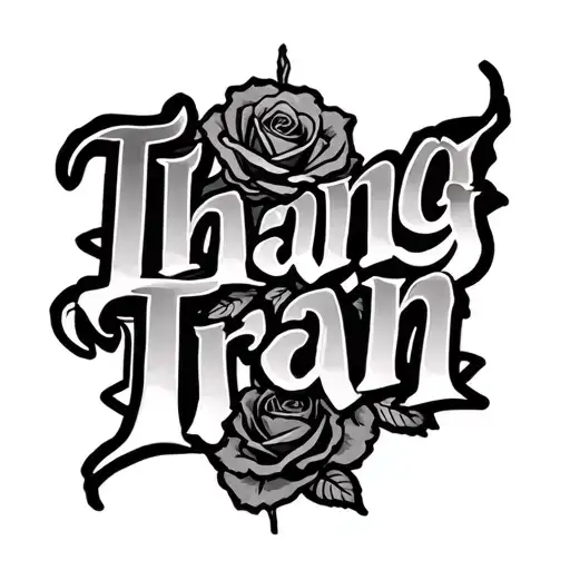 "Thang Tran" Roses tattoo design idea