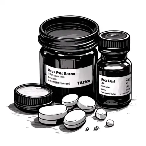 pharmaceuticals tattoo design idea