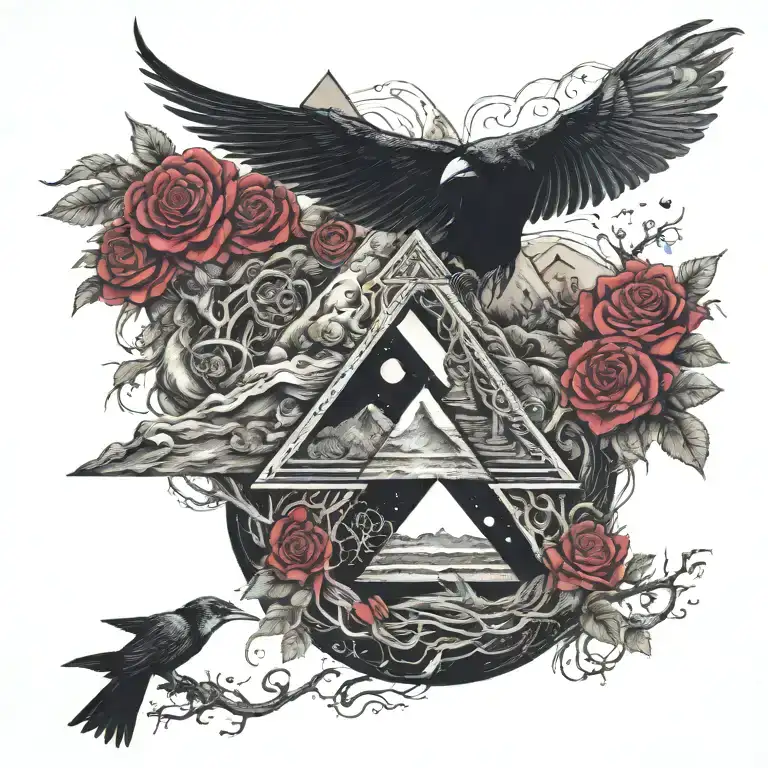 pyramid,eyeball,dragon,roses,tree of life,waterfall,moon,whale,nasty,raven, snakes,earth,mushrooms,marijuana  tattoo design idea