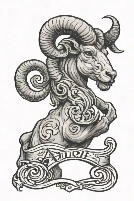 aries 8 de abril 1993 written sign tattoo design idea