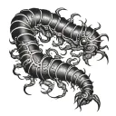 centipede short long tattoo tattoo design idea