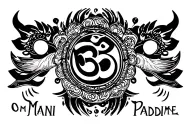 Om Mani Padme Hum tattoo design idea
