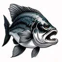 Barramundi tattoo design idea