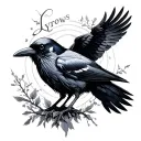 Lyra Crows tattoos tattoo design idea