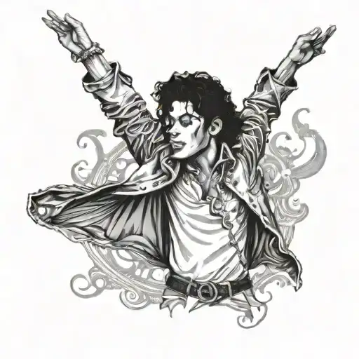 michael jackson tattoo design idea