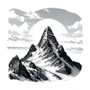 Matterhorn tattoo design idea
