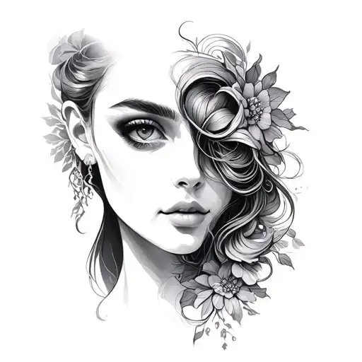 Gemini wrist female tattoo design idea