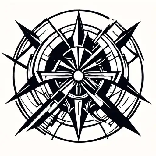 gemini aquarius zodiac symbol tattoo design idea