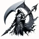 apex legends scythe tattoo design idea