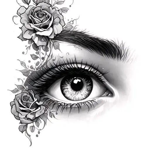 Beauty lies within the Eyes of the Beholder tattoo design idea