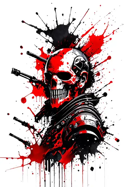 Warhammer 40k universe tattoo design idea