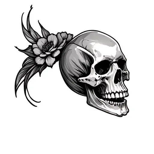 skull tattoo on hand tattoo tattoo design idea