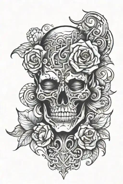 bipolar depression hard times tattoo design idea