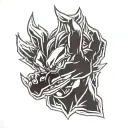 Vegeta Majin symbol on hand tattoo tattoo design idea