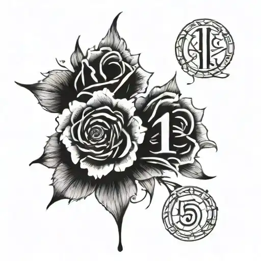 I like the number eleven because I was born on the day I remember and at eleven o'clock, and it's my favorite number. tattoo design idea