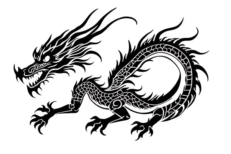 Filipino Dragon tattoo design idea