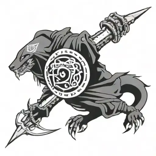 NARUTO REAPER DEATH SEAL symbolism Starting tattoo design idea