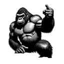 King Kong tattoo design idea