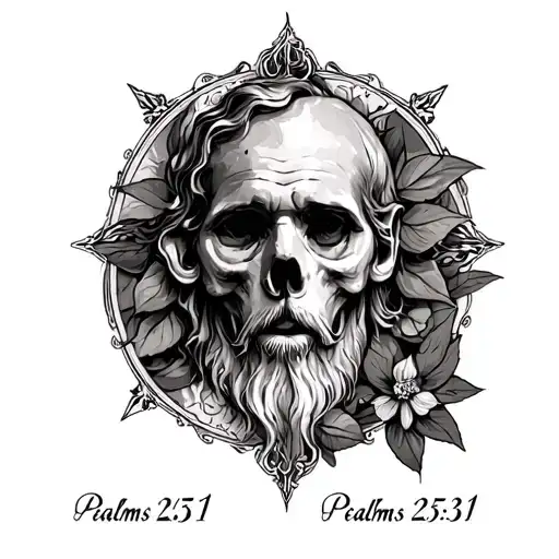 psalms 25:31 tattoo design idea