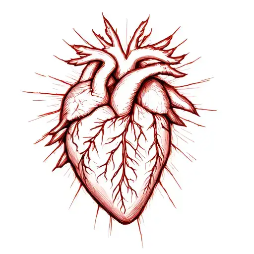 Heart of God psalm 23 tattoo design idea