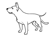 Memorial Dog tattoo design idea