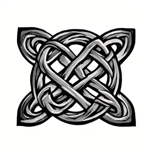 Father Son Celtic Knot tattoo design idea