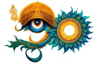 Aham Brahmasmi in Sanskrit tattoo design idea