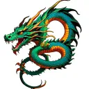 Dragon Ouroboros tattoo design idea