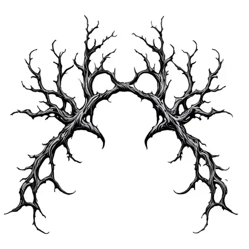 Smooth, branching lines like soft energy veins. Organic and calm, no shading, natural anatomical flow. tattoo design idea