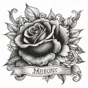 In Loving Memory tattoo design idea