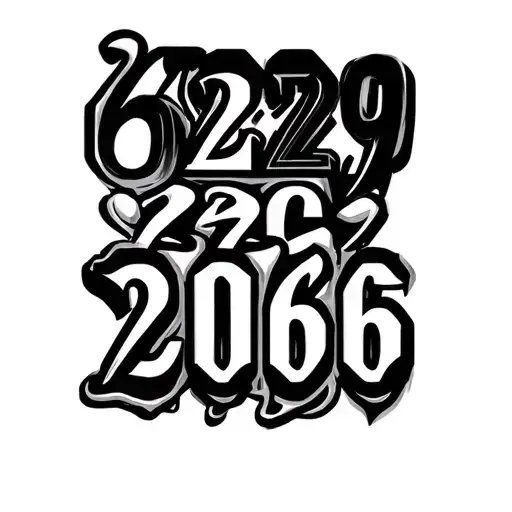area codes 626 and 206 tattoo design idea